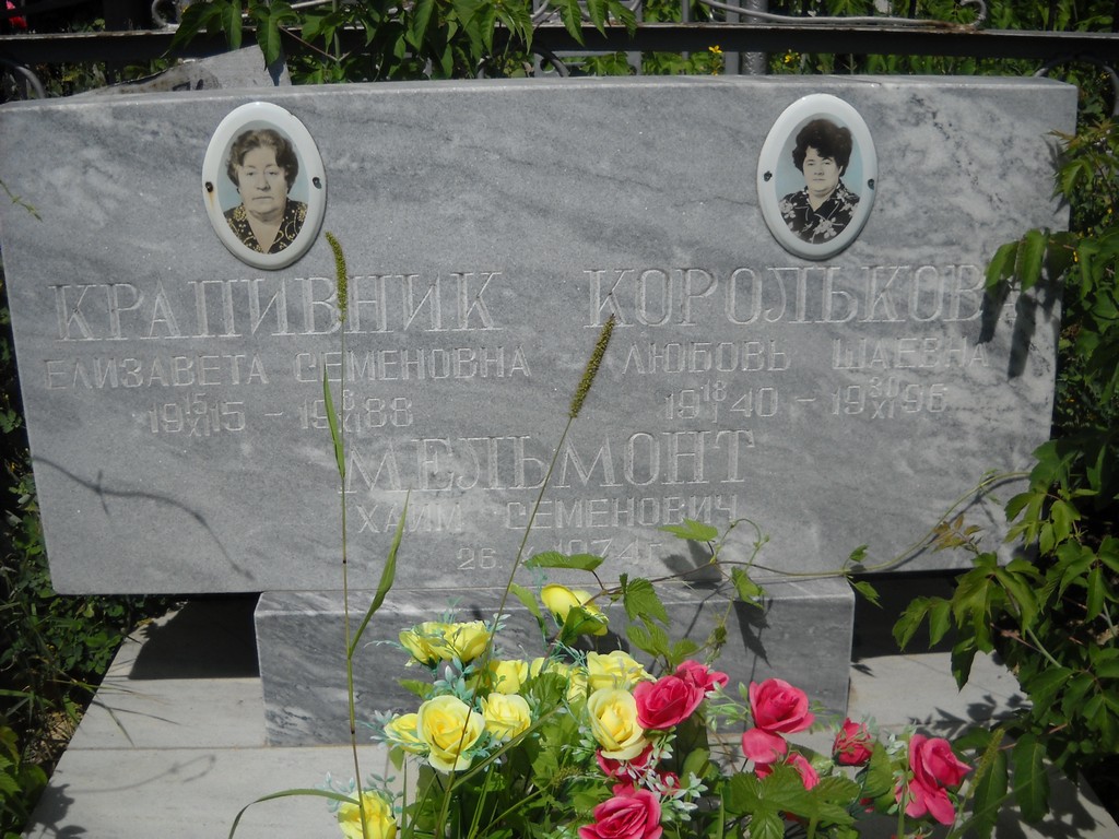 Мельмонт Хаим Семенович, Саратов, Еврейское кладбище